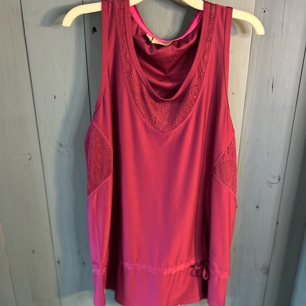 New Athleta Vibrant Pink/Red Tank Top | Size Medium